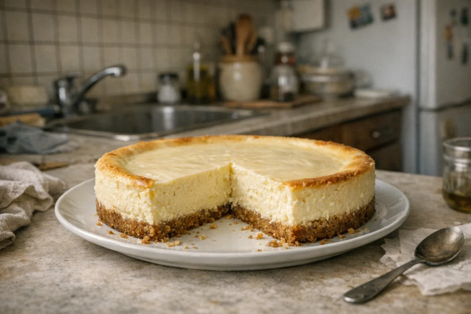 Sült sajttorta