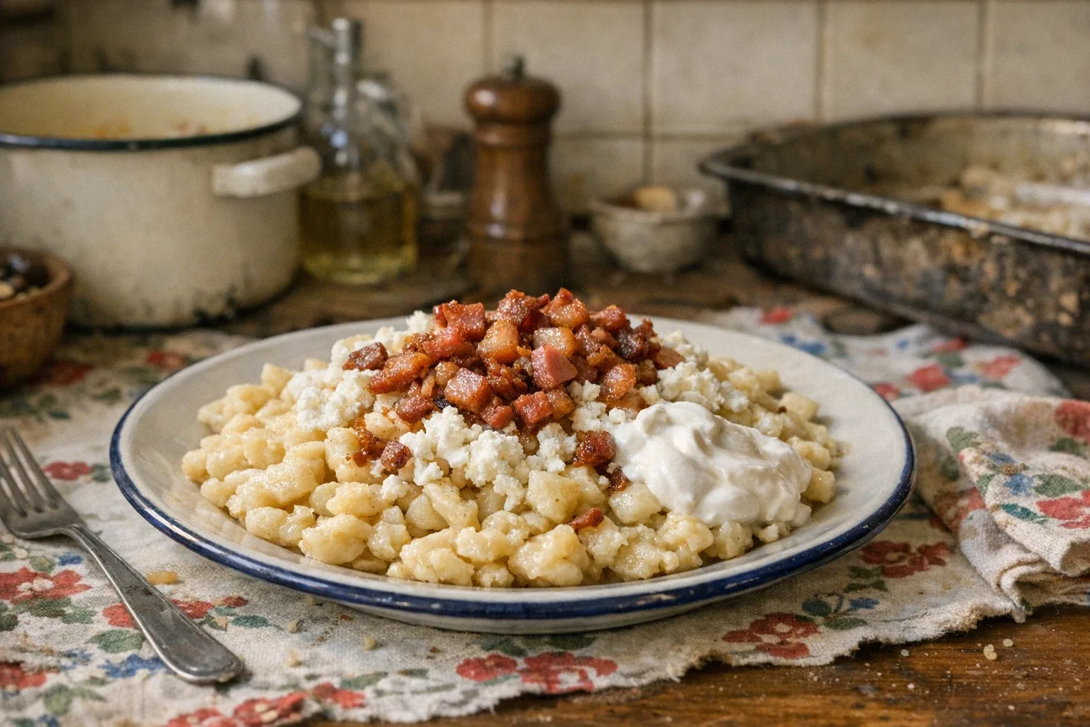 Magyar galuska köretként