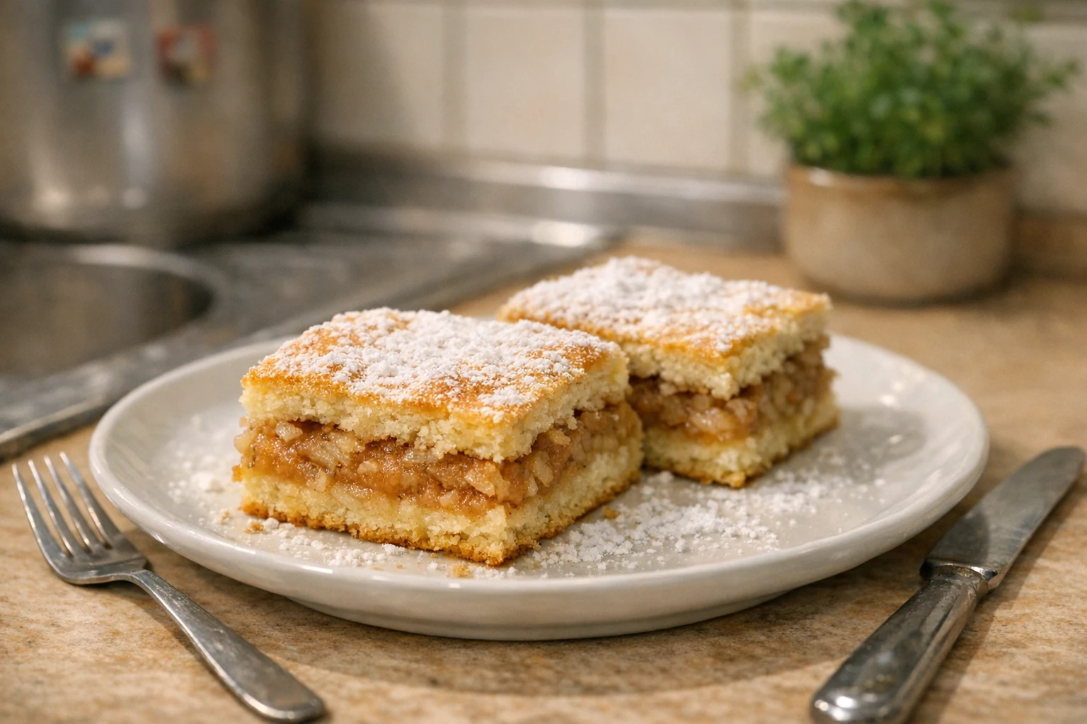 Bögrés almás pite