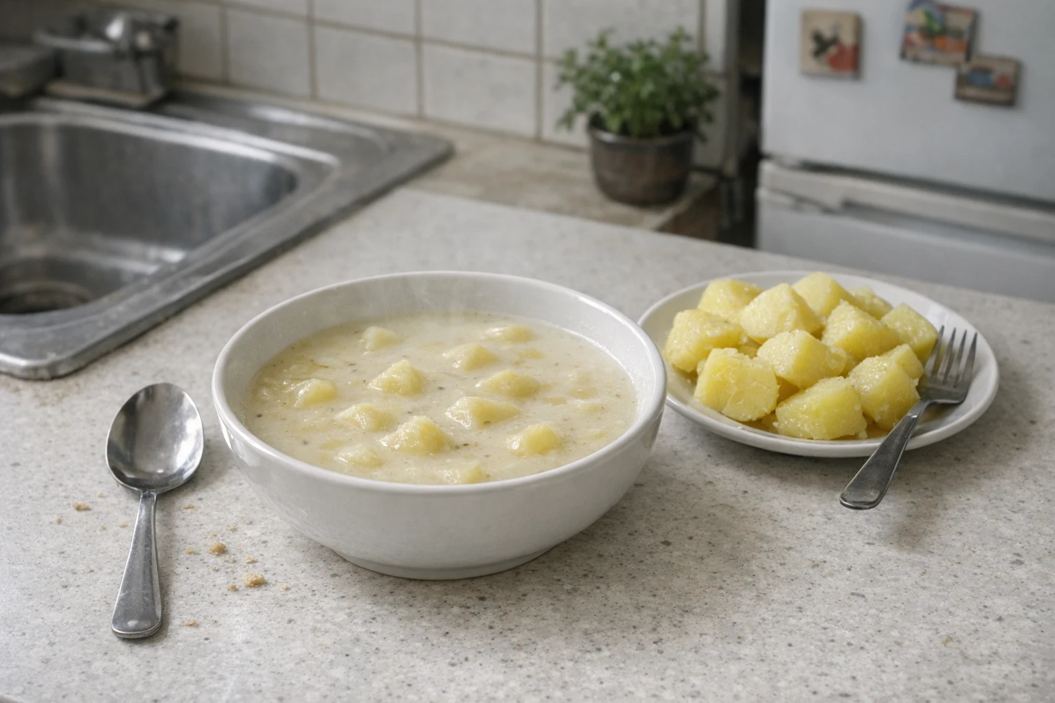 Tejes krumplileves