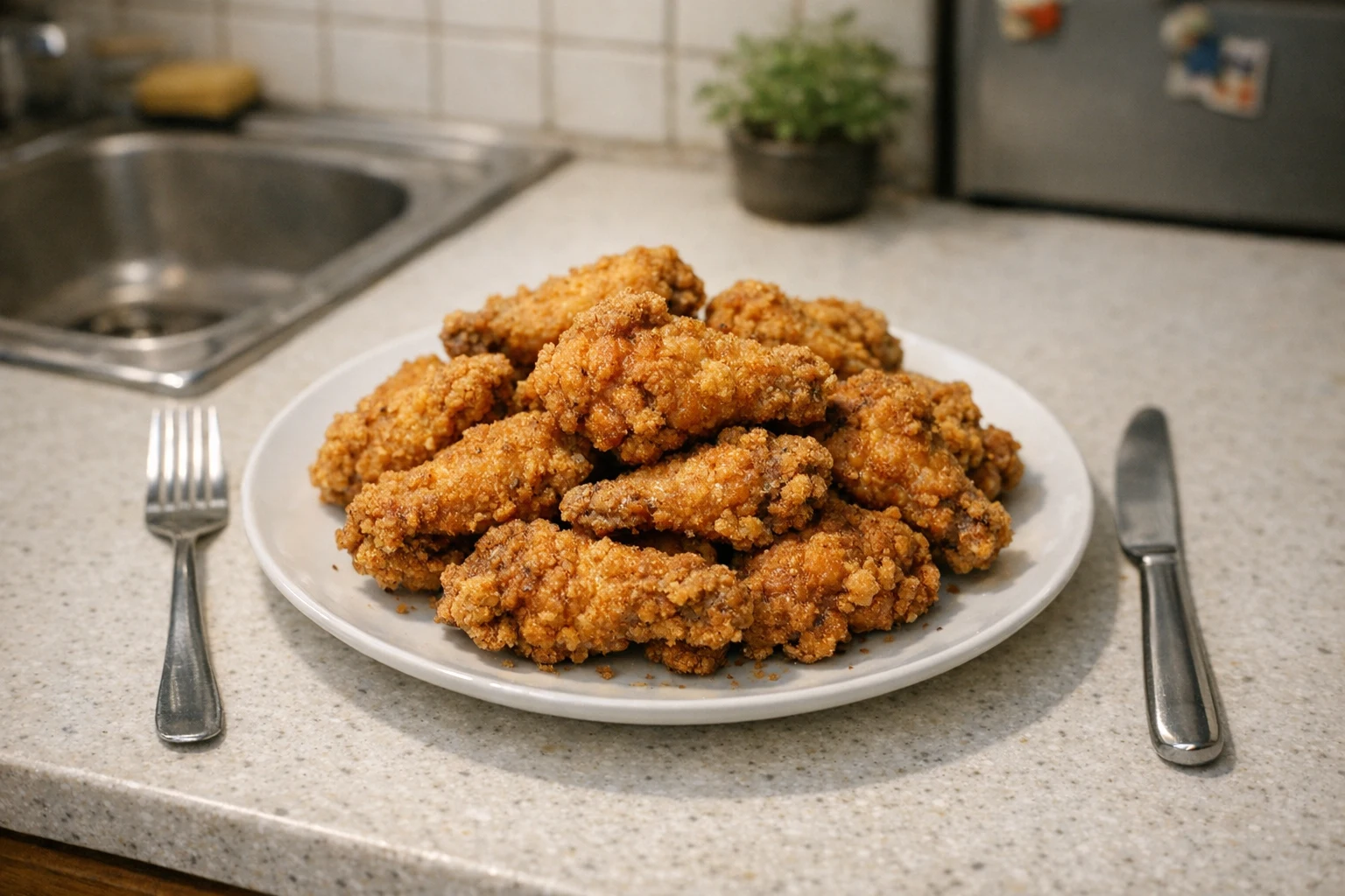 KFC-stílusú csirkeszárnyak