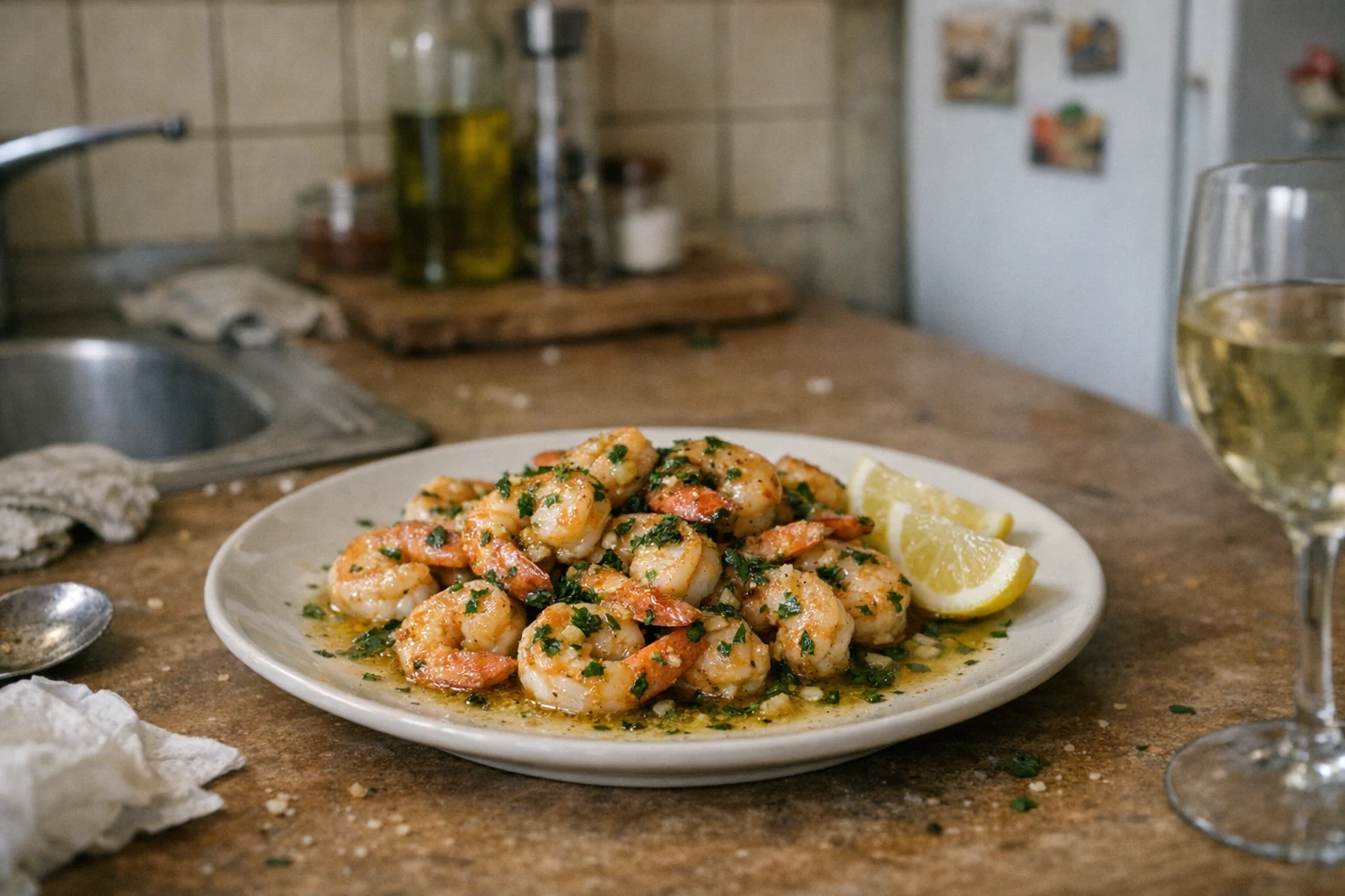 Gyors vajas-fokhagymás garnélarák