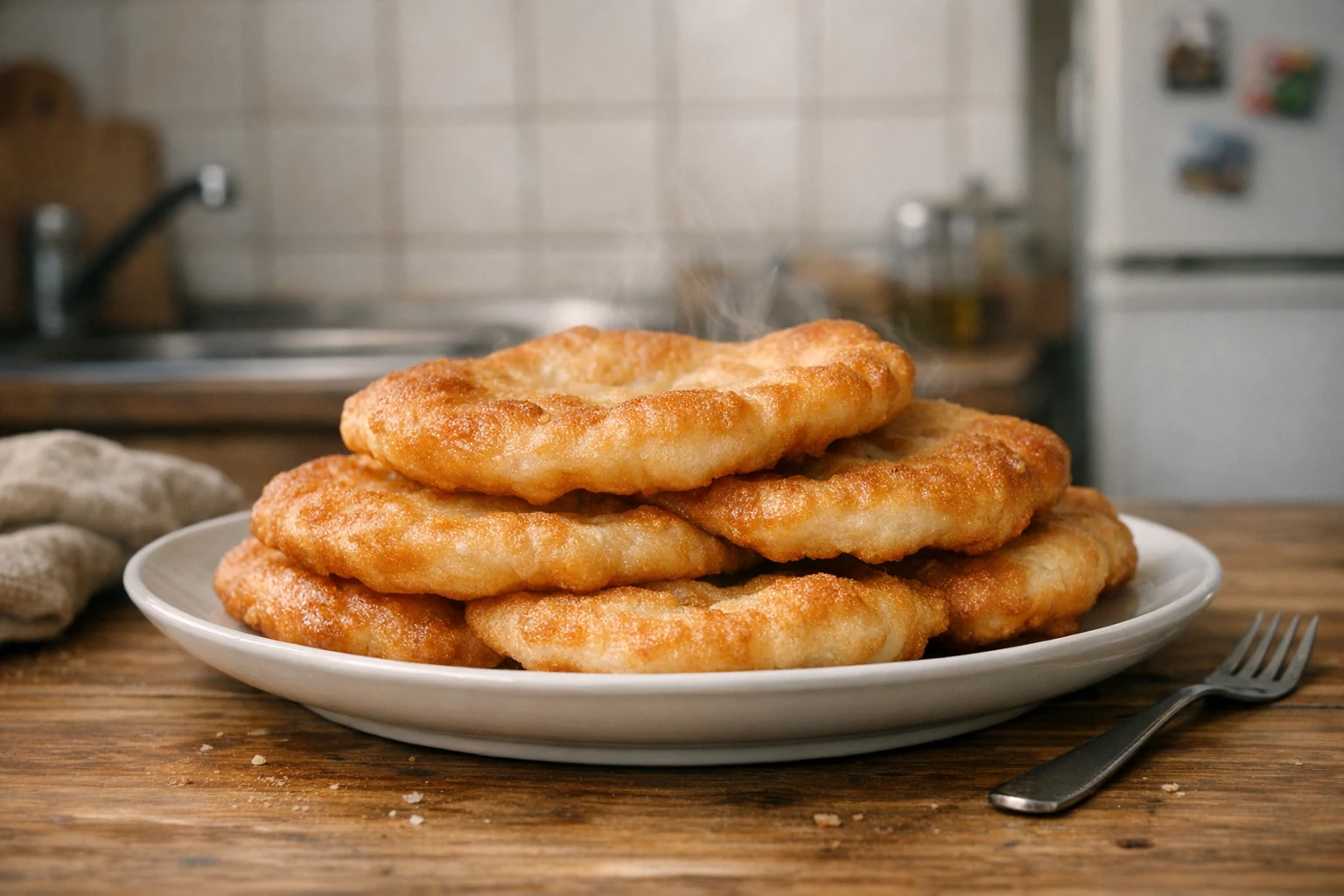 Gyors, kelesztés nélküli lángos