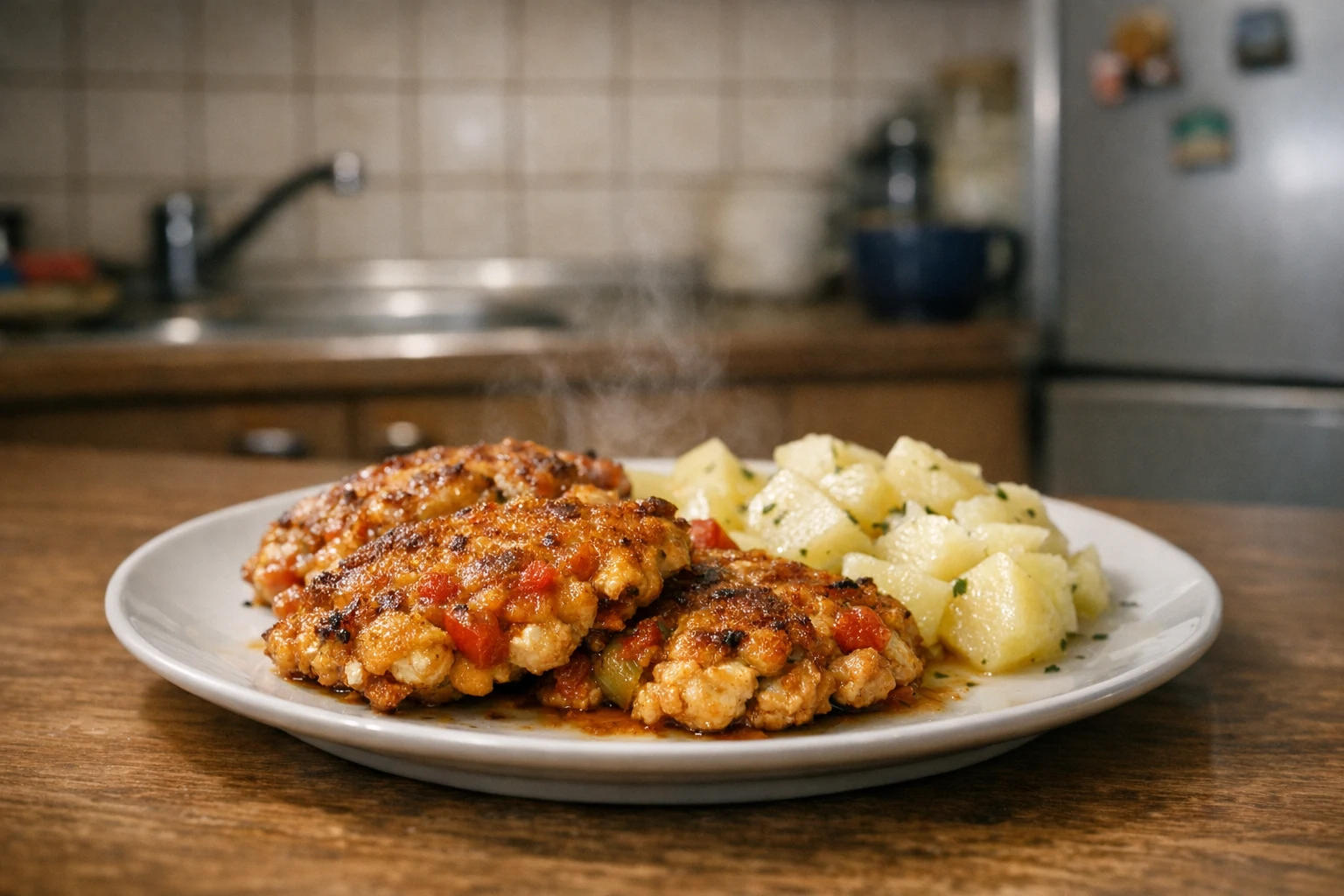 Pekingi csirkepogácsa
