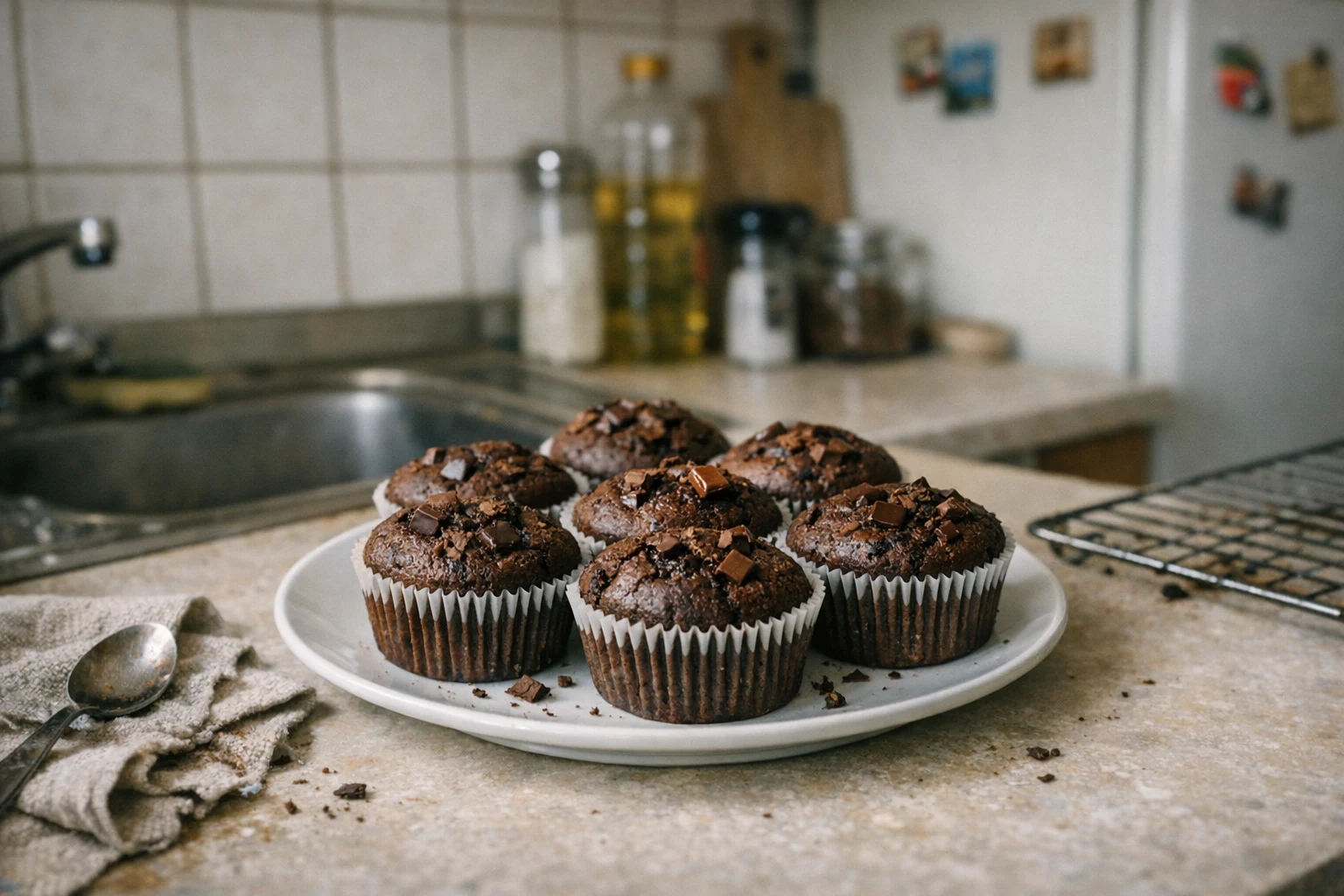 Bögrés csokoládés muffin