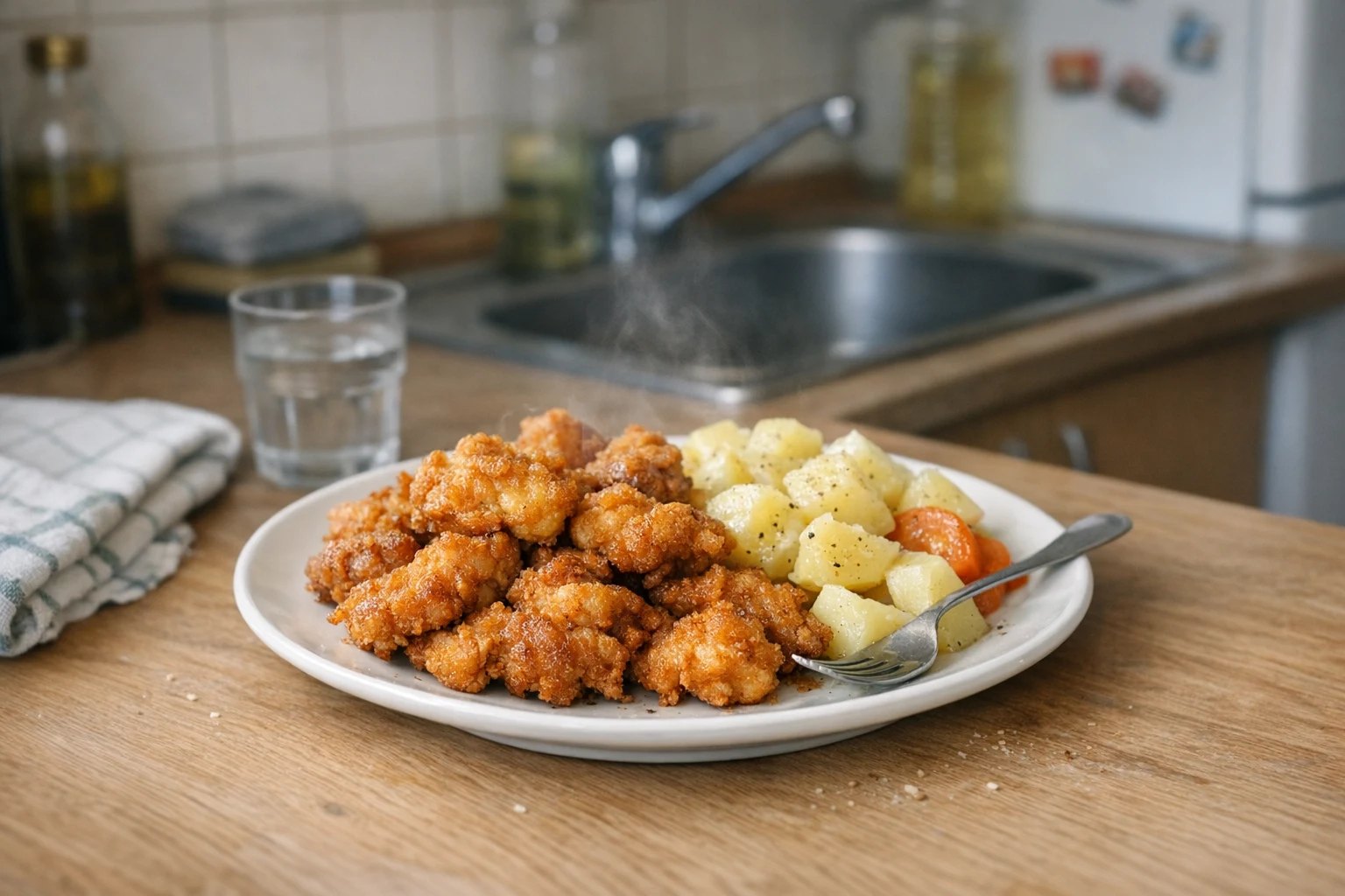 Bundázott csirkefalatok