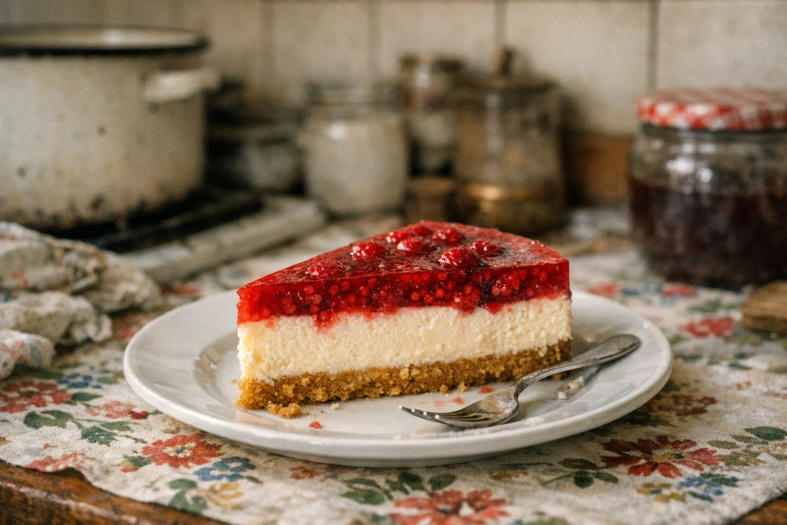 Málnás sajttorta
