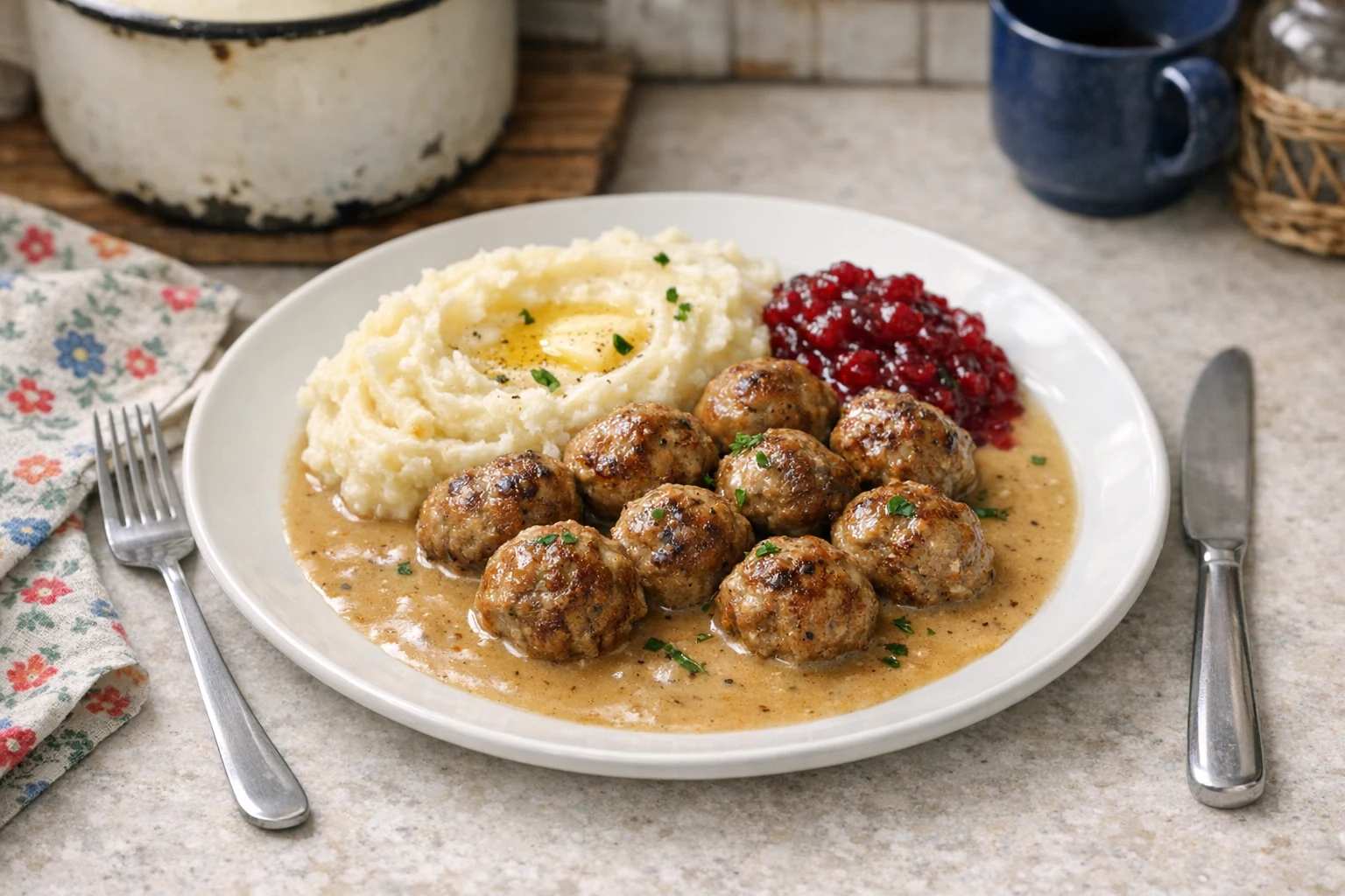 Svéd köttbullar (húsgolyó)