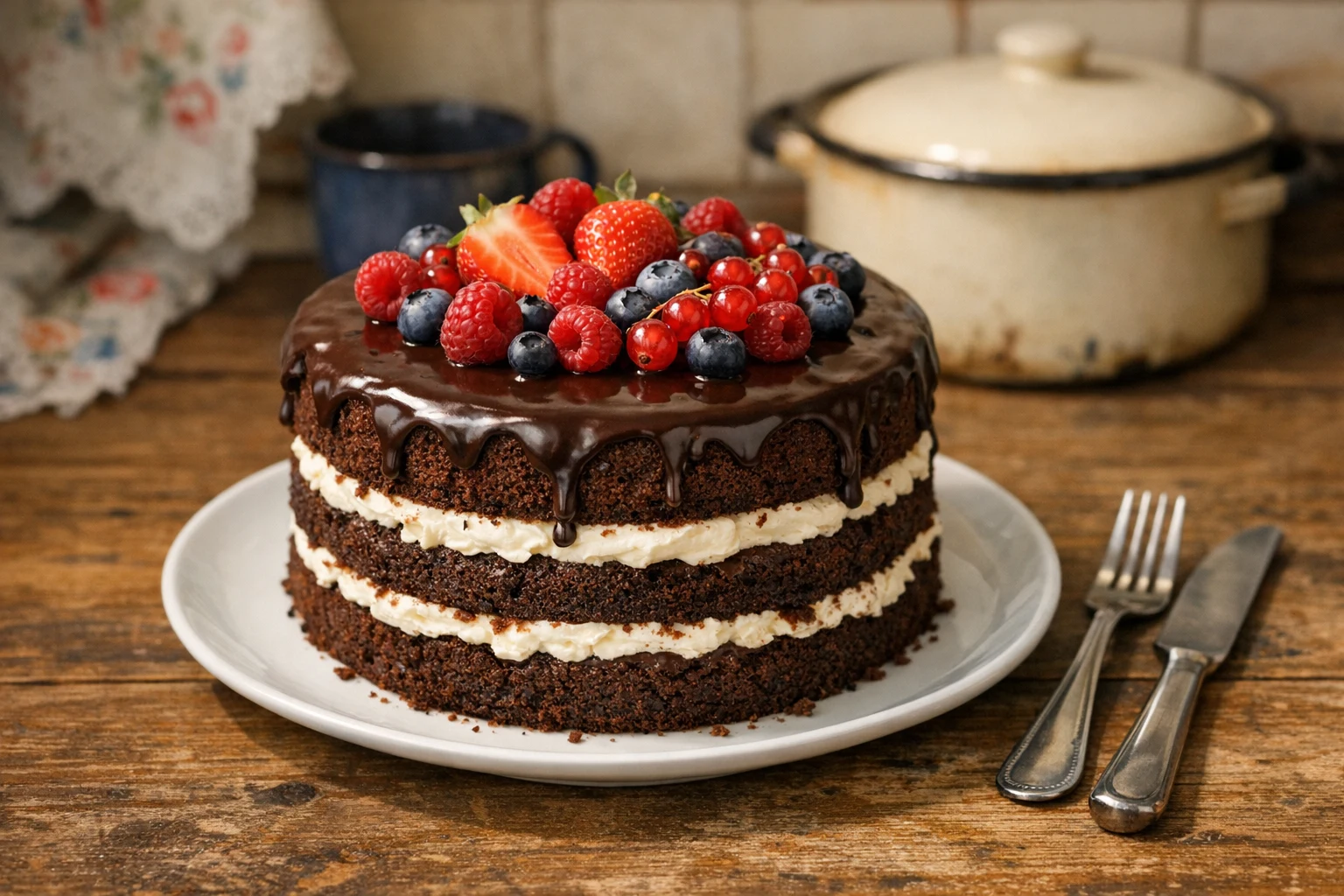 Csokoládétorta mascarponéval