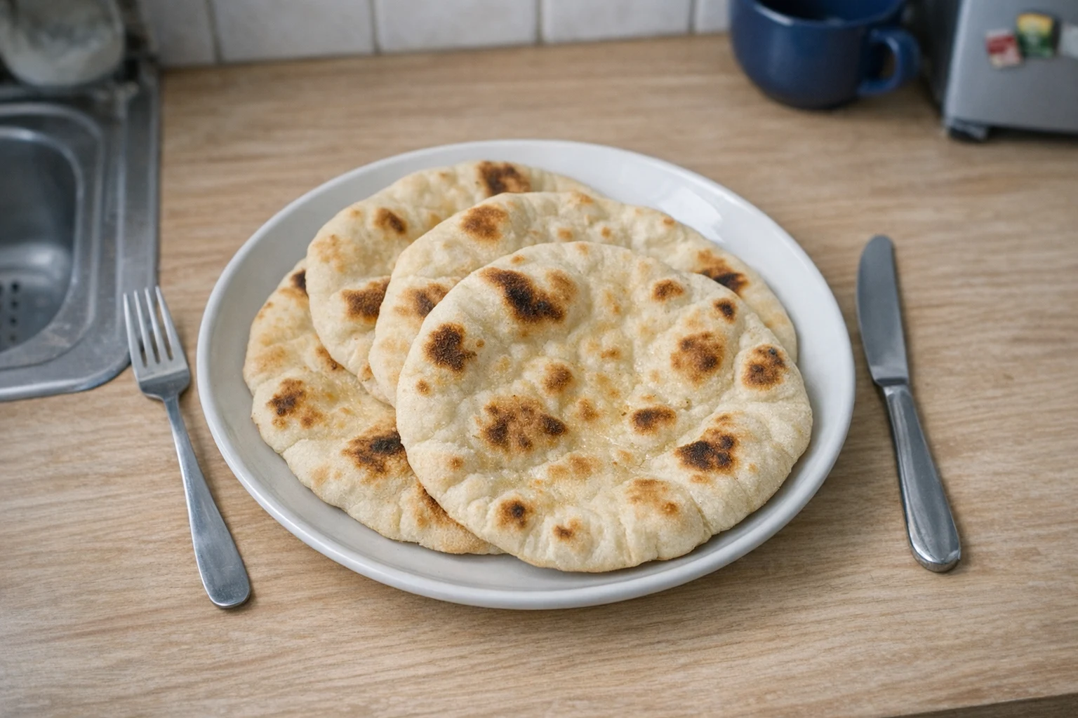 Arab kenyér (házi iraki kenyér)