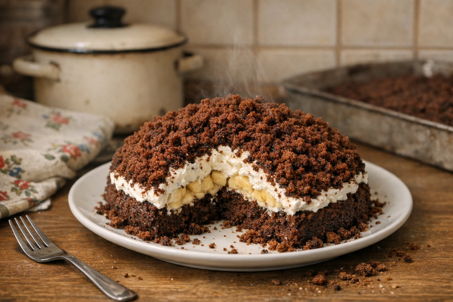 Bögrés vakondtúrás torta