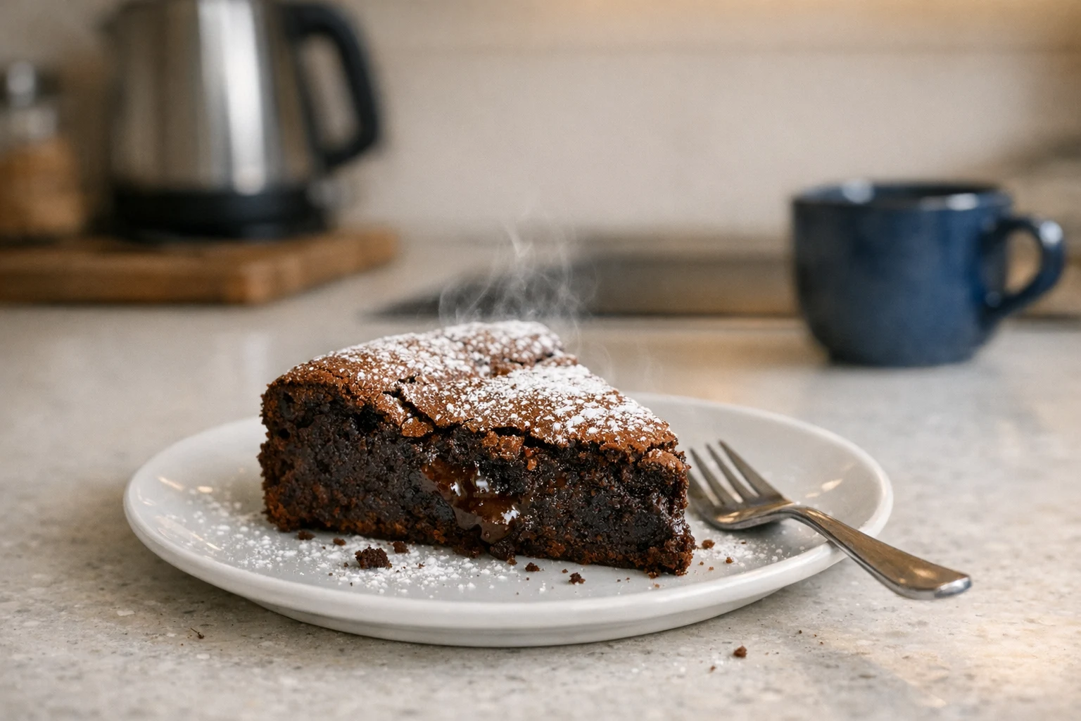 Gyors belga csokoládétorta
